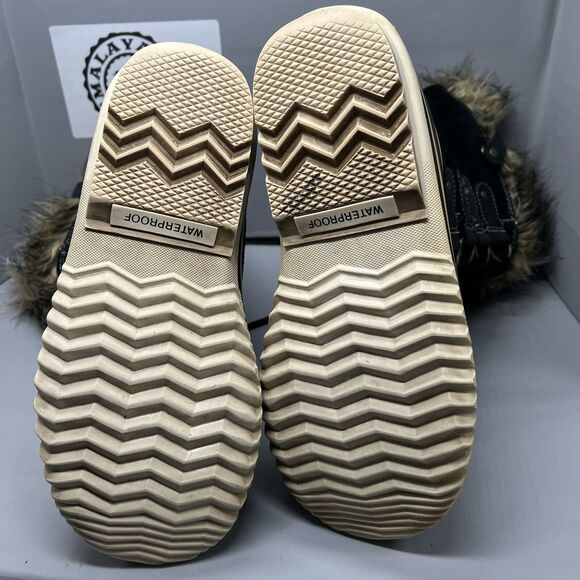 Sorel Women Joan of Arctic Tall Boots Black Waterproof NL1540-010 Sz 8 PreOwned - Picture 10 of 14